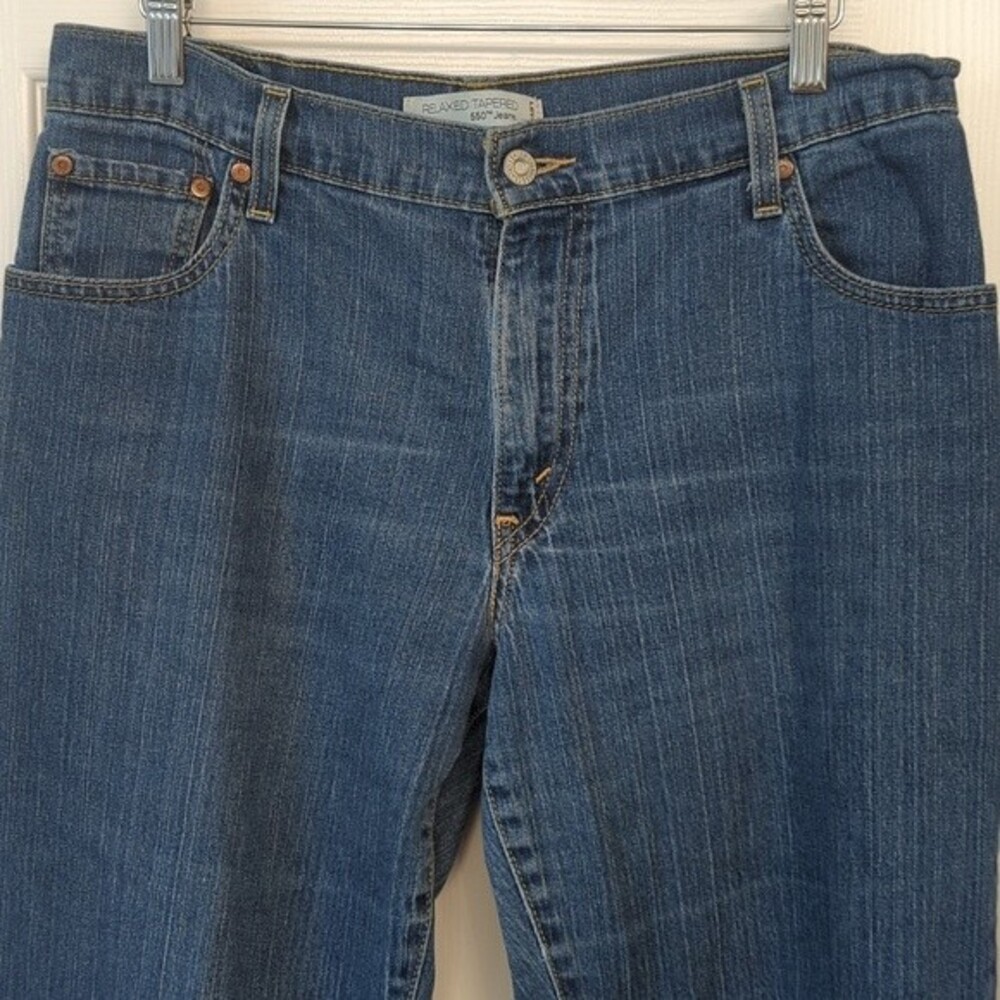 Levi's Y2K 550 relaxed tapered jeans size 12